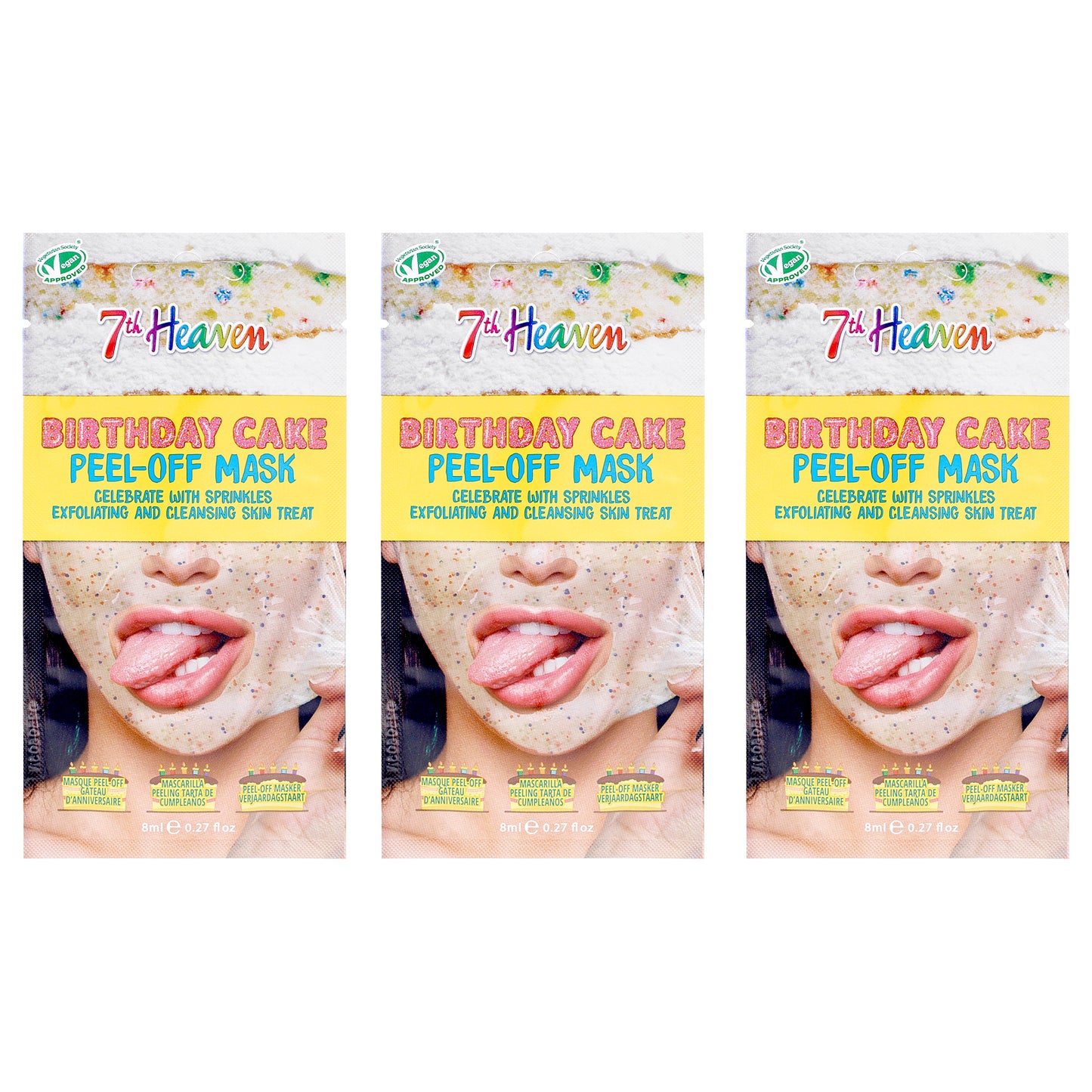 Birthday Cake Peel-Off Exfoliating Skincare