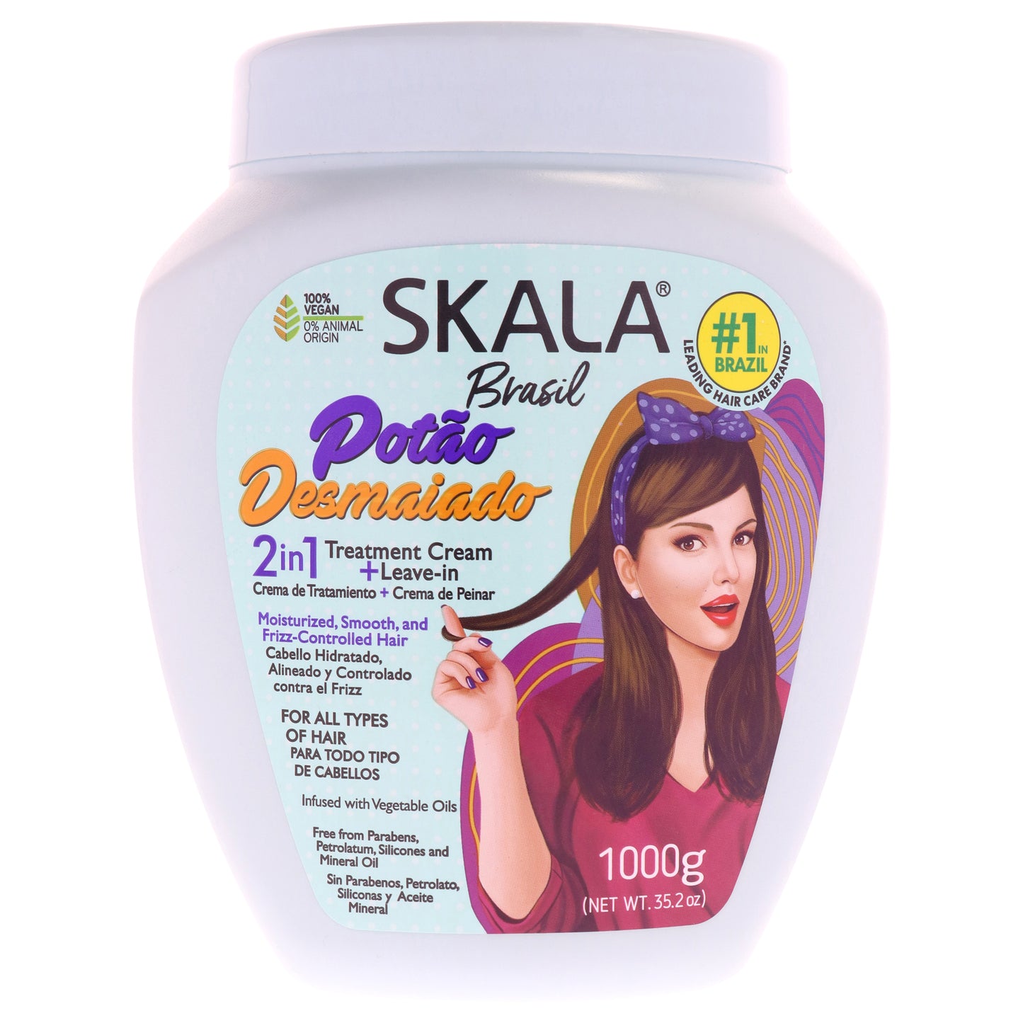 2in1 Super Smooth Pot Hair Treatment Cream