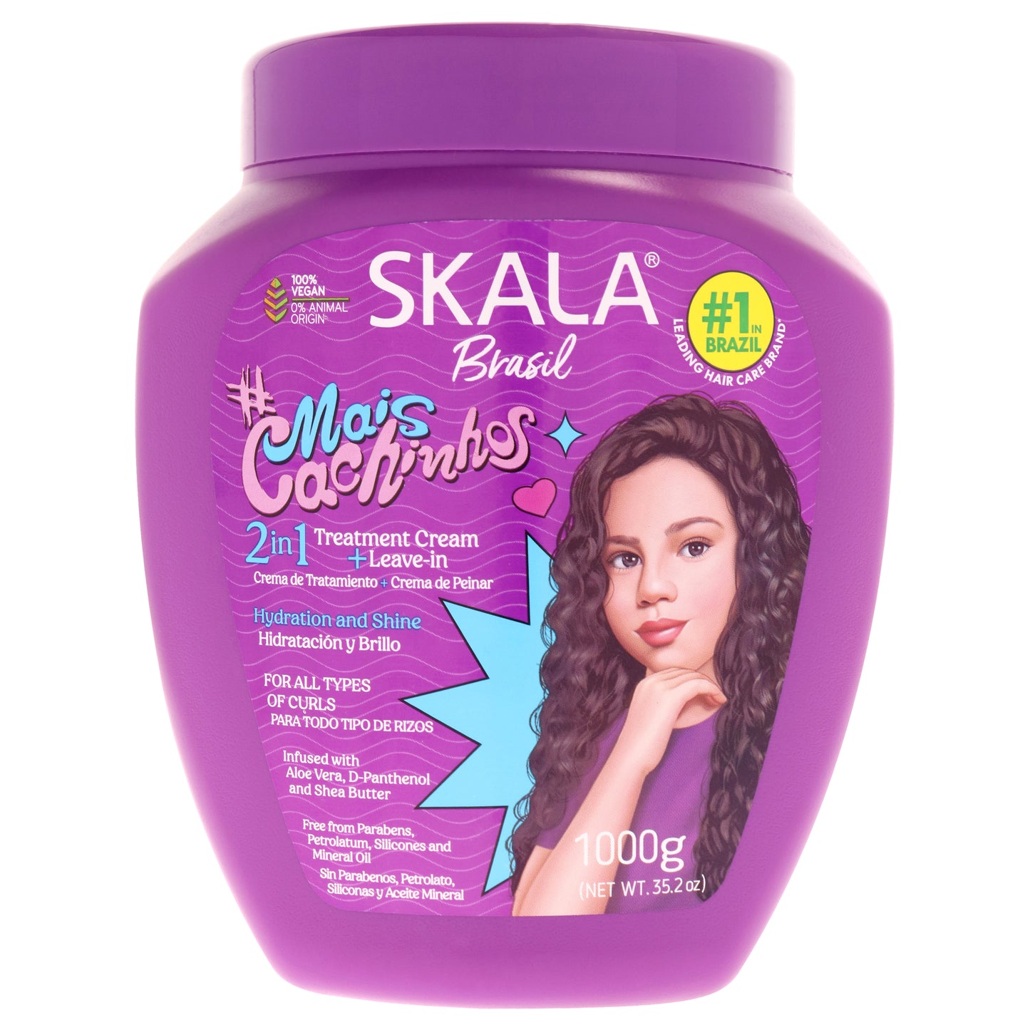 2in1 More Curls Treatment Cream