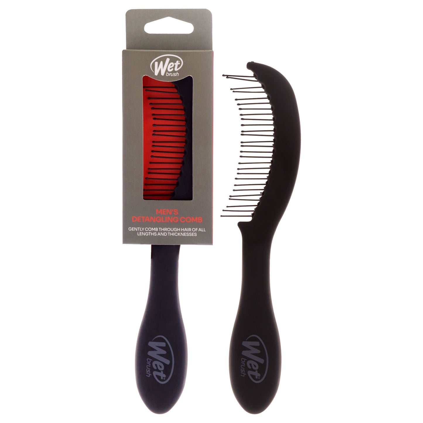Mens Detangling Comb - Black