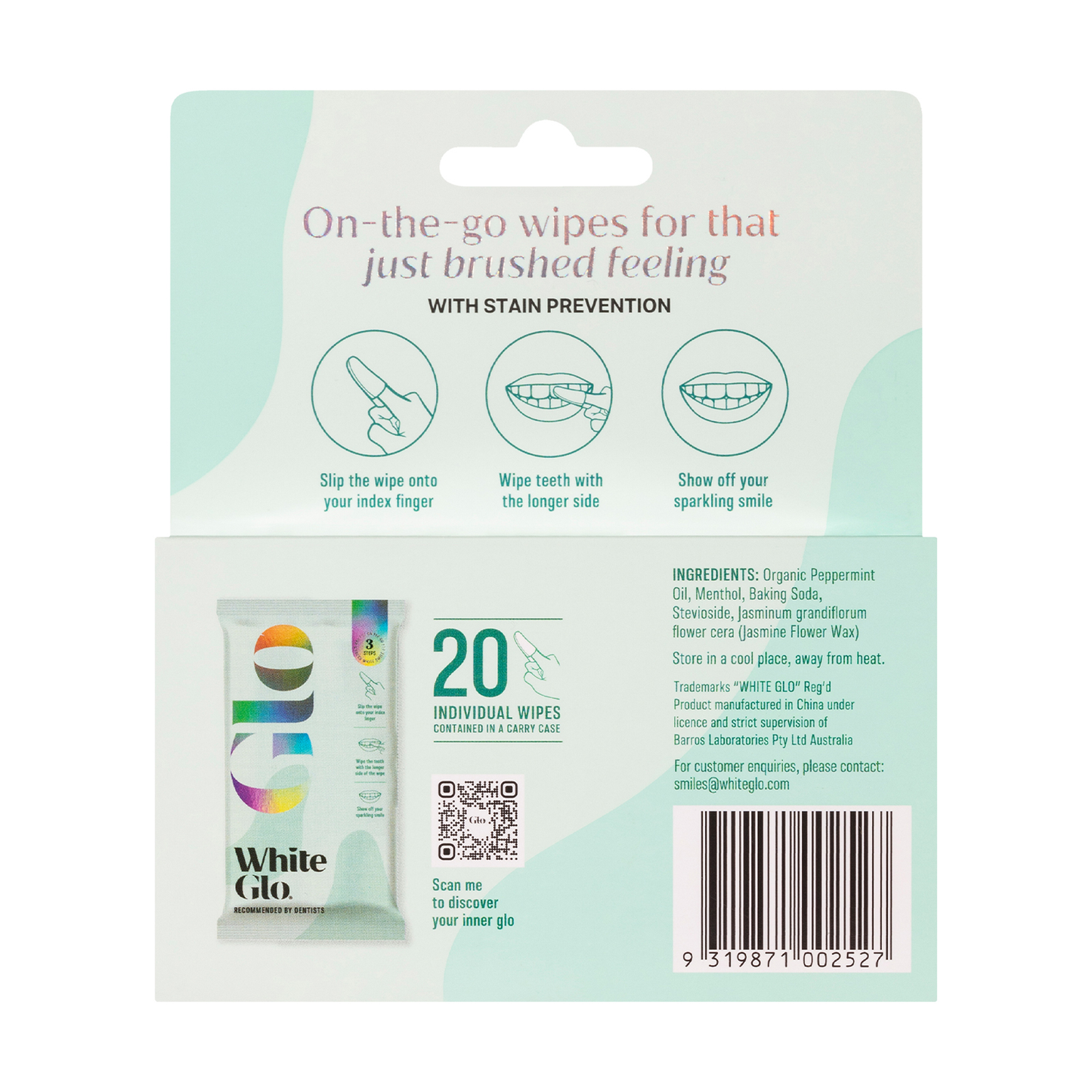 Waterless Teeth Wipes