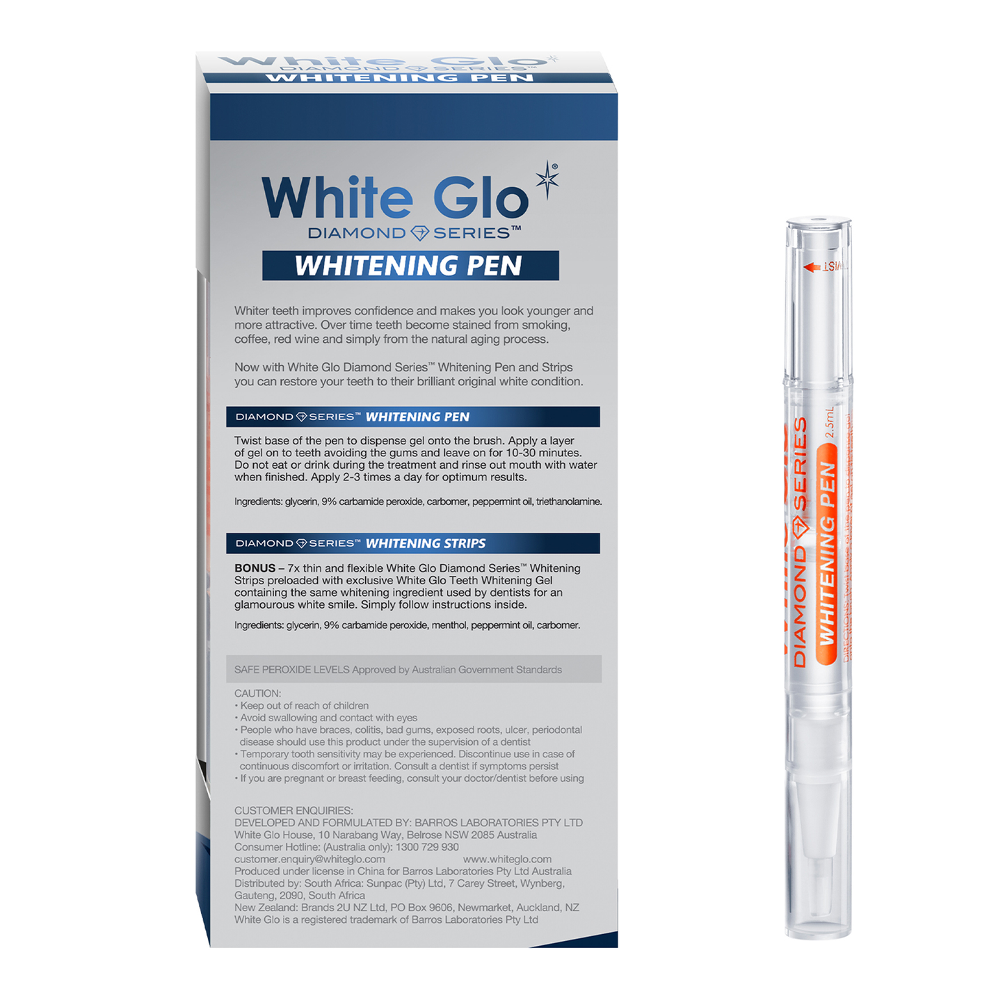 Diamond Series Whitening Pen and Strips