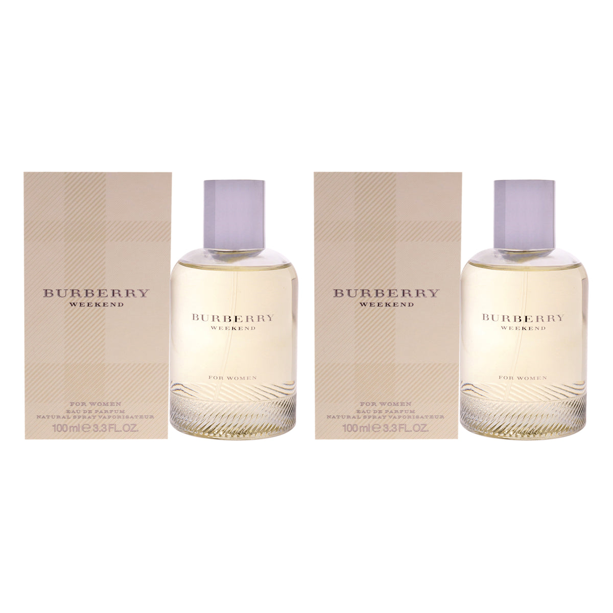 Burberry Weekend by Burberry for Women - 3.3 oz EDP Spray - Pack of 2
