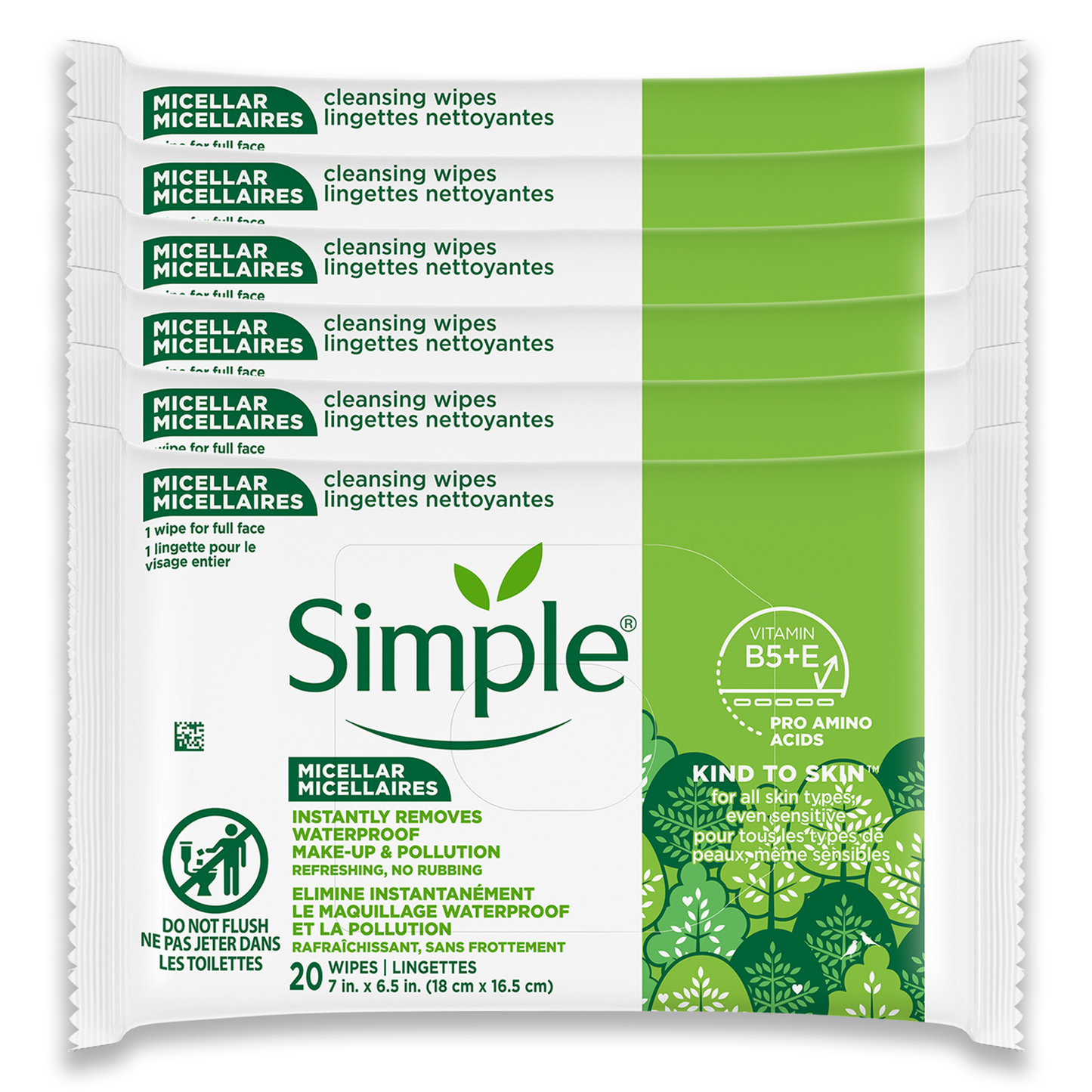 Kind To Skin Micellar Makeup Remover Wipes