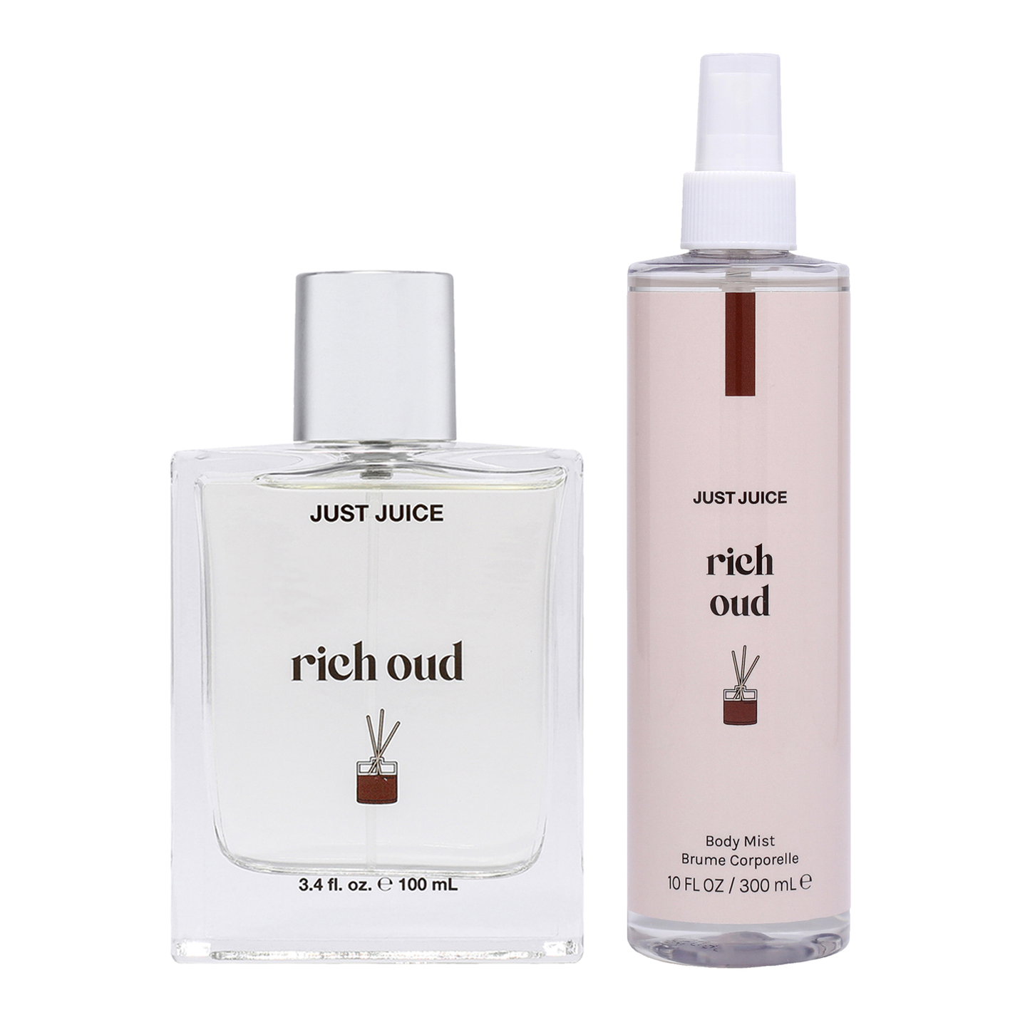 Rich Ous Kit by Just Juice for Unisex 2 Pc Kit 3.4oz EDP Spray, 10oz Body Spray