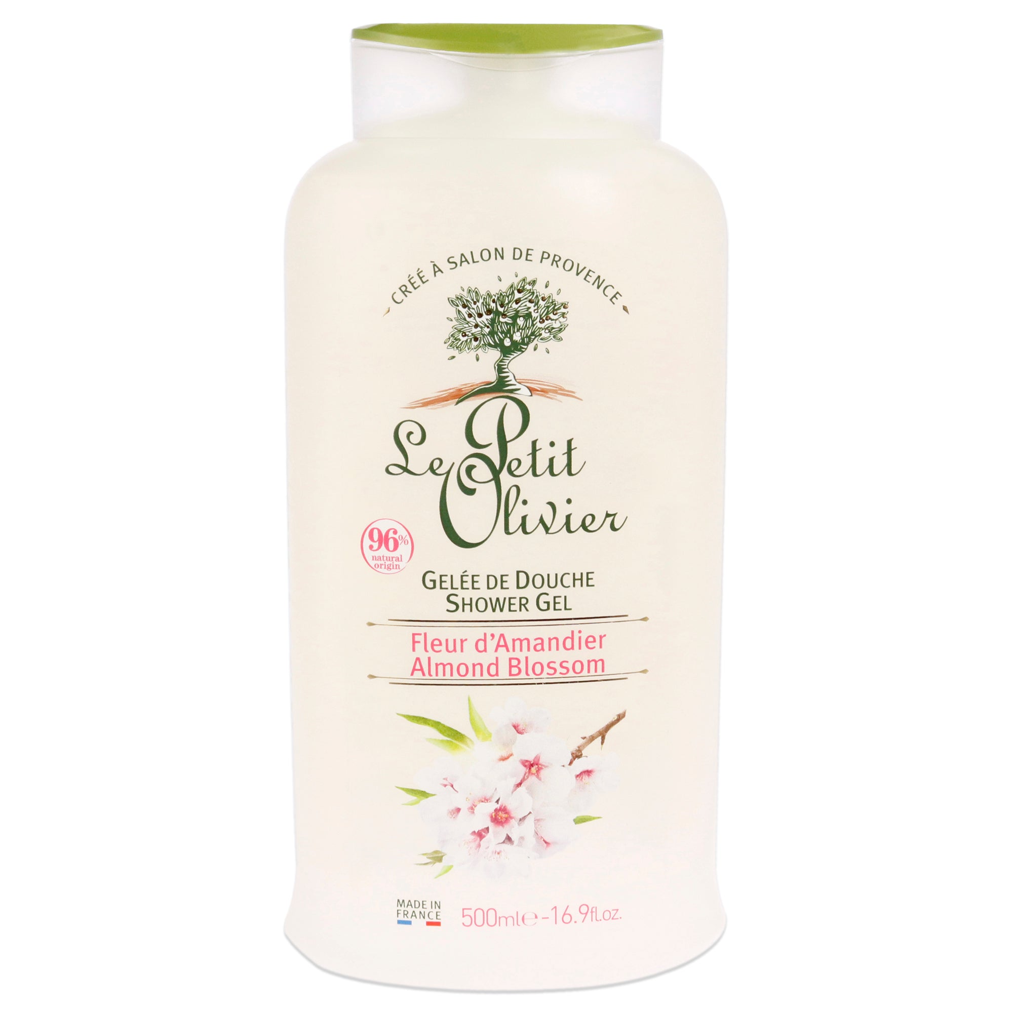 Shower Gel - Almond Blossom by Le Petit Olivier for Women - 16.9 oz Shower Gel