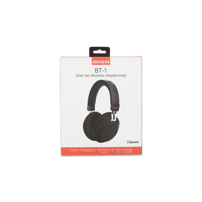 BT-1 Over Ear Wireless Headphone - Black