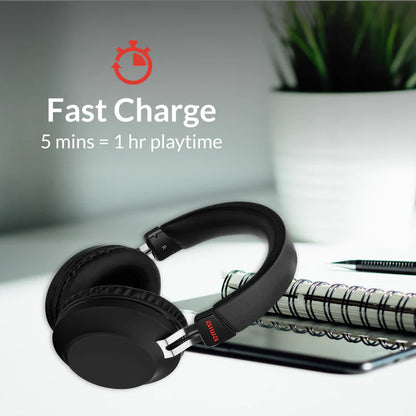 BT-1 Over Ear Wireless Headphone - Black