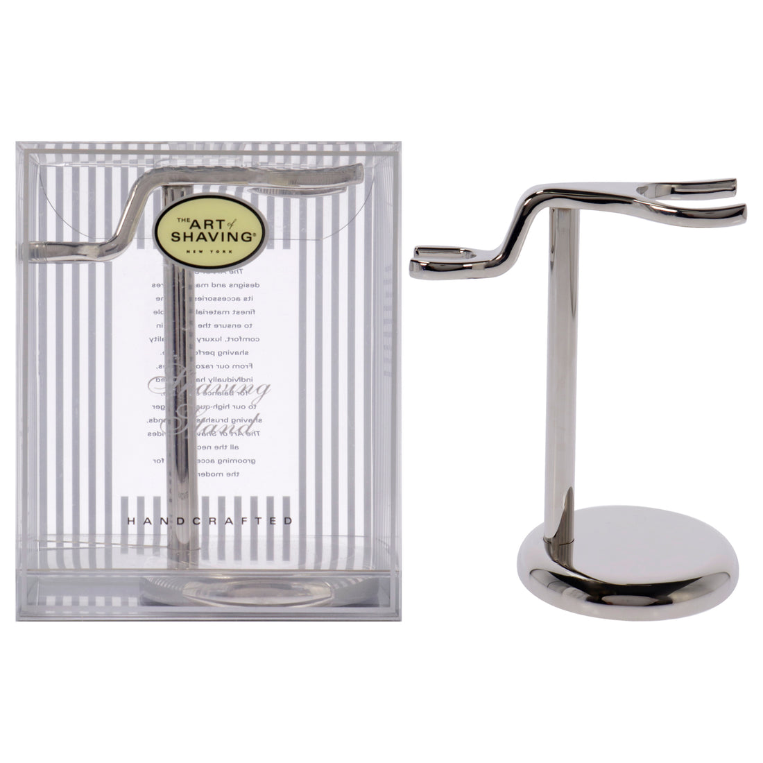 Contemporary Shaving Razor and Brush Stand