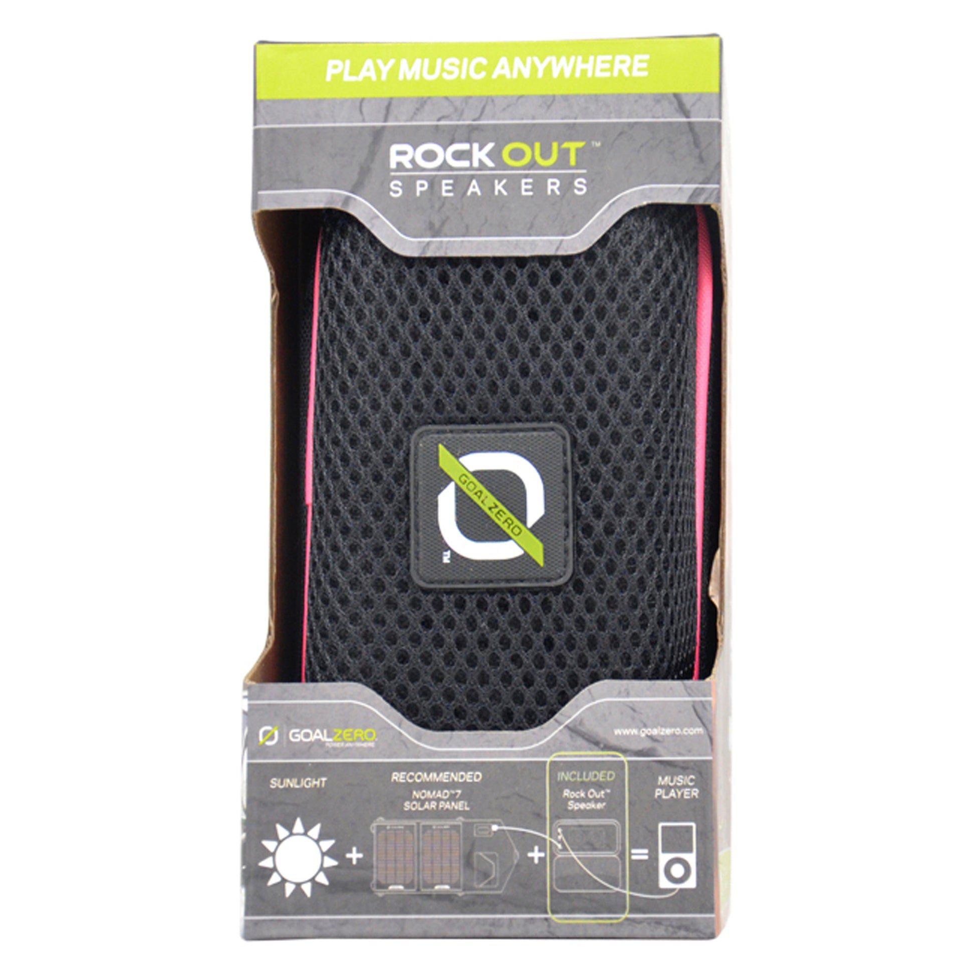 Rock Out Portable Speakers - Pink
