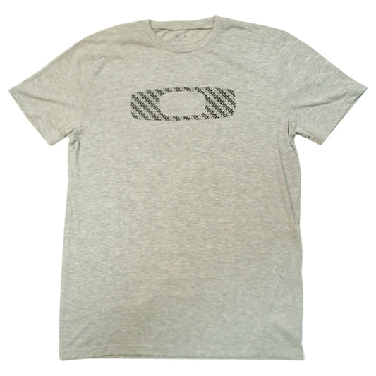 No Way Out O Tee Short Sleeve - Heather Grey - Large by Oakley for Men - 1 Pc T-Shirt