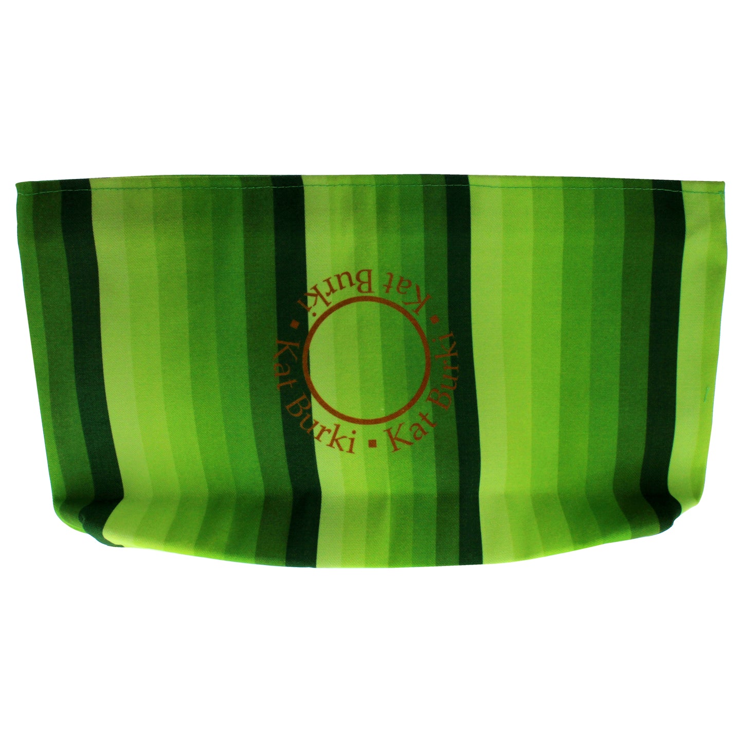Stripe Travel Case - Green
