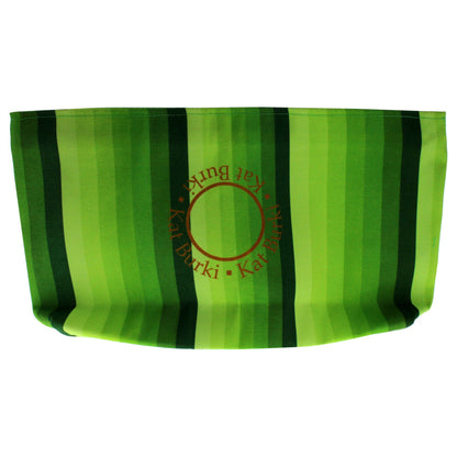 Stripe Travel Case - Green