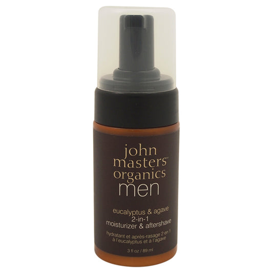 Eucalyptus & Agave 2 in 1 Moisturizer & Aftershave by John Masters Organics for Men - 3 oz Moisturizer & After Shave