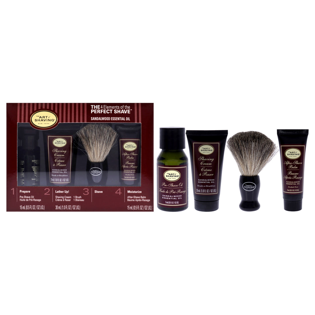 The 4 Elements of The Perfect Shave Starter Kit - Sandalwood