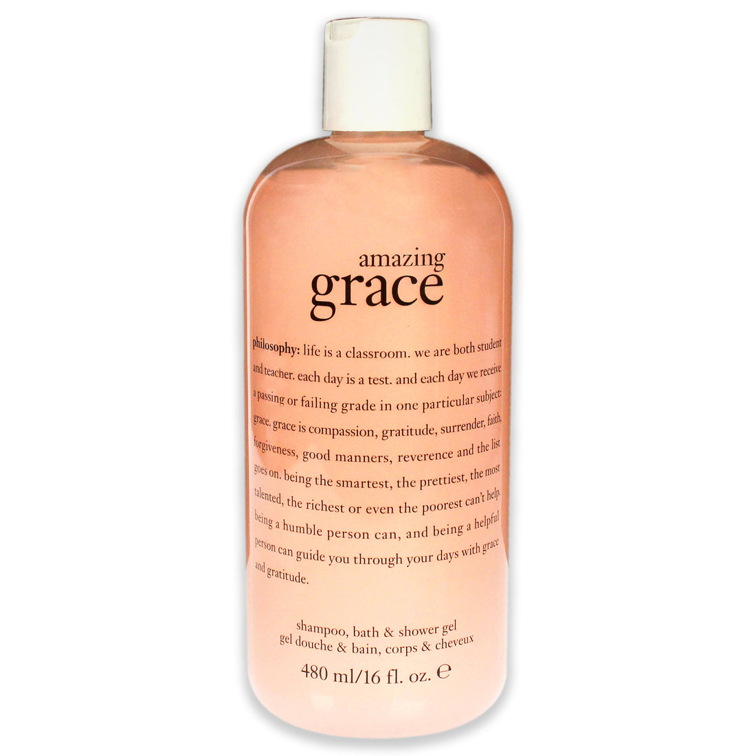 Amazing Grace Perfumed Shampoo Bath & Shower Gel by Philosophy for Unisex 16 oz Bath & Shower Gel