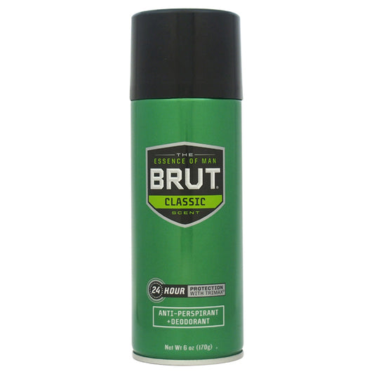 Antiperspirant and Deodorant Spray by Brut for Unisex - 6 oz Deodorant