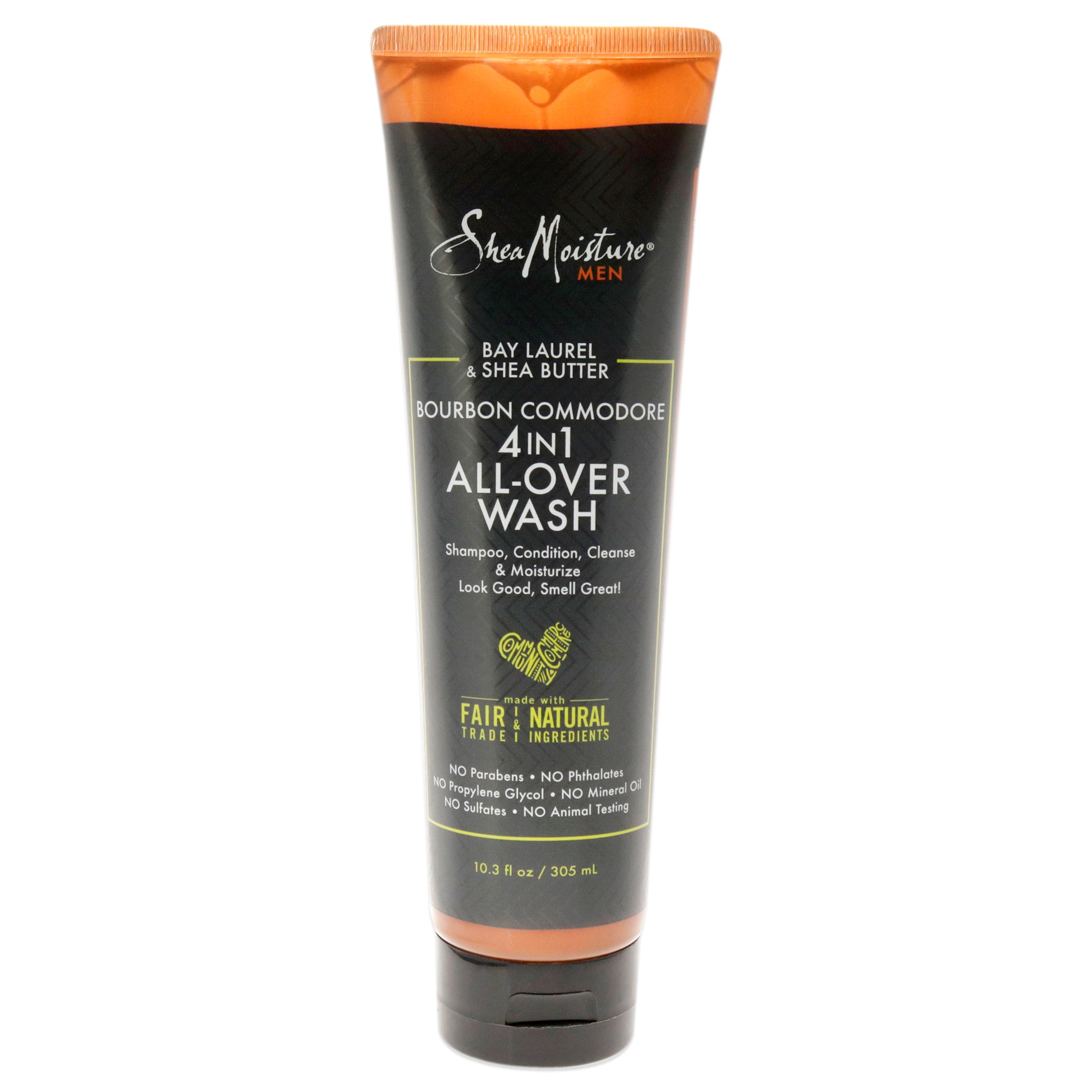 Bay Laurel and Shea Butter Bourbon Commodore 4-In-1 All-Over-Wash