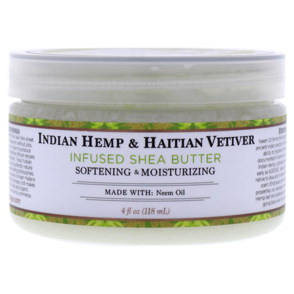 Indian Hemp and Haitian Vetiver Infused Shea Butter