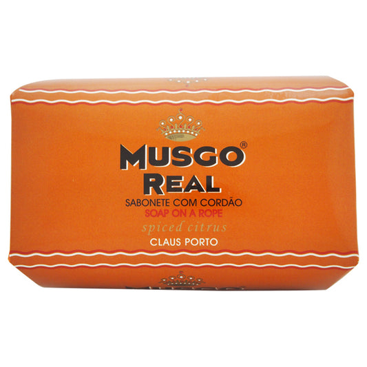 Musgo Real Spiced Citrus Soap on a Rope by Claus Porto for Unisex - 6.7 oz Soap