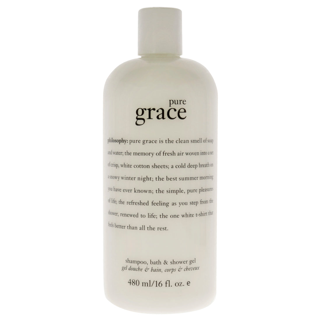 Pure Grace Shampoo, Bath & Shower Gel by Philosophy for Unisex 16 oz Shower Gel