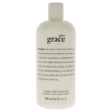 Pure Grace Shampoo, Bath & Shower Gel by Philosophy for Unisex 16 oz Shower Gel