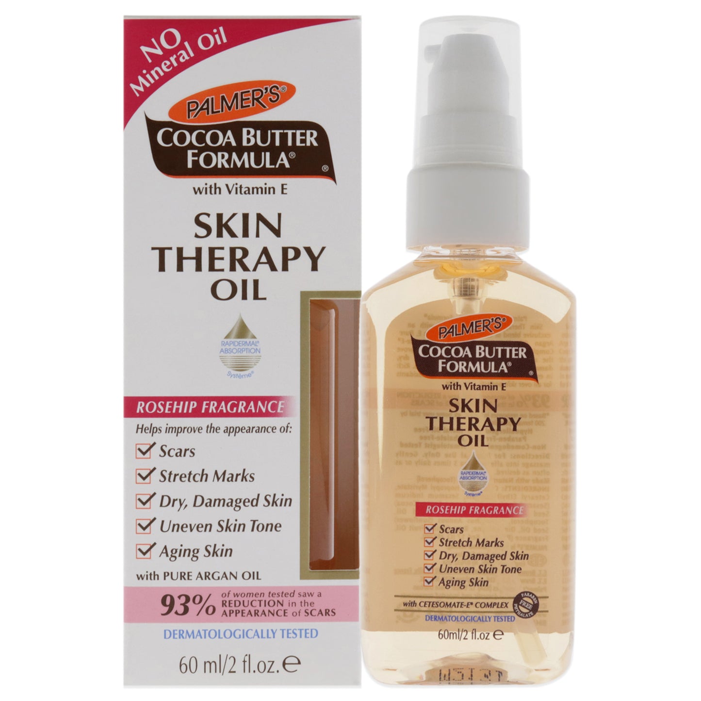 Cocoa Butter Formula Skin Therapy Oil With Vitamin E - Rosehip Fragrance