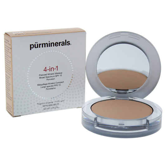 4-in-1 Pressed Mineral Makeup Powder SPF 15 - LP4 Porcelain by Pur Minerals for Women 0.28 oz Foundation