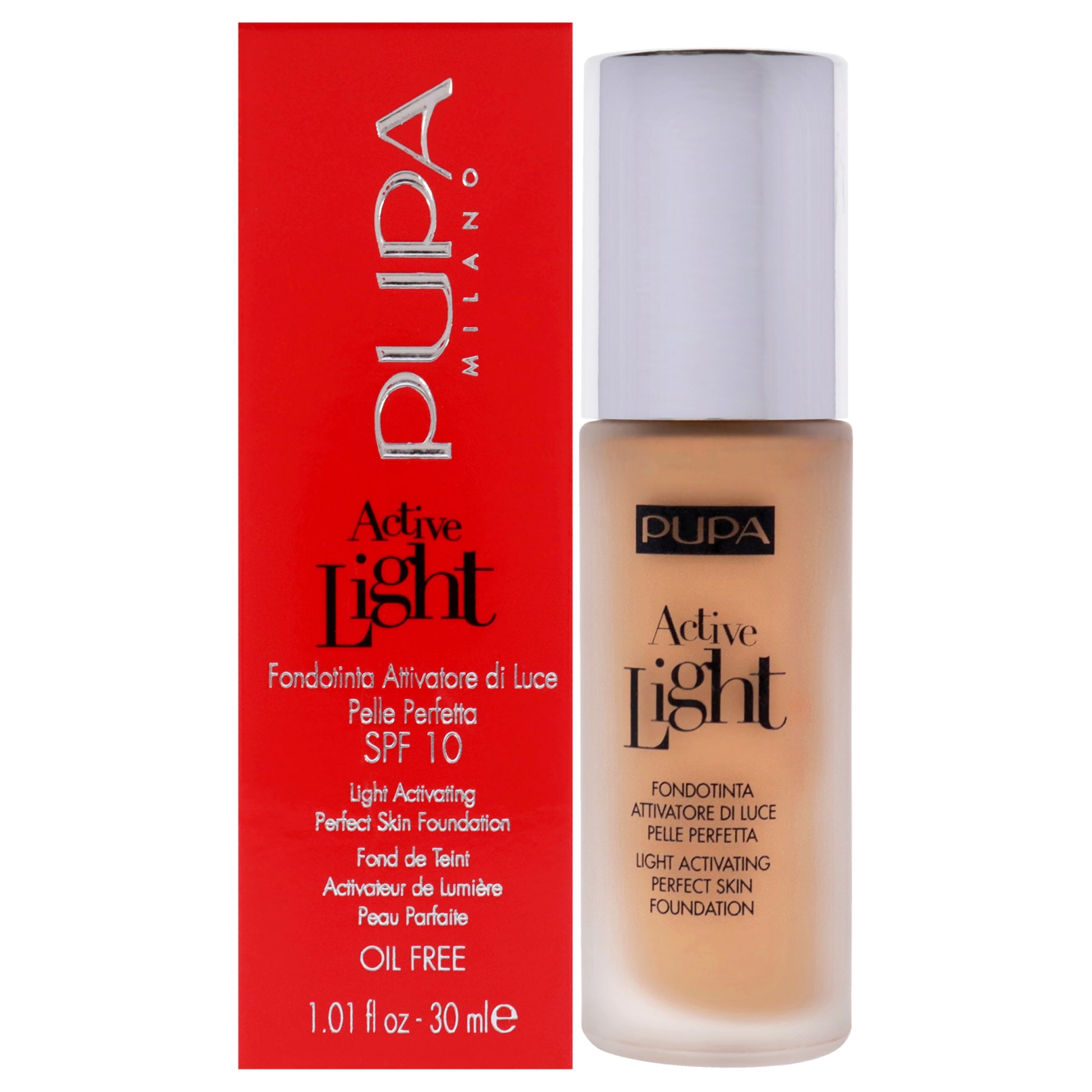 Pupa Milano Active Light Perfect Skin Foundation SPF 10