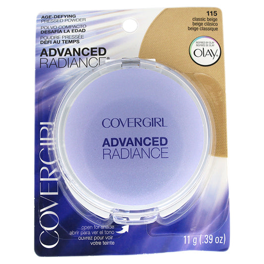 Advanced Radiance Age-Defying Pressed Powder - 115 Classic Beige by CoverGirl for Women - 0.39 oz Powder