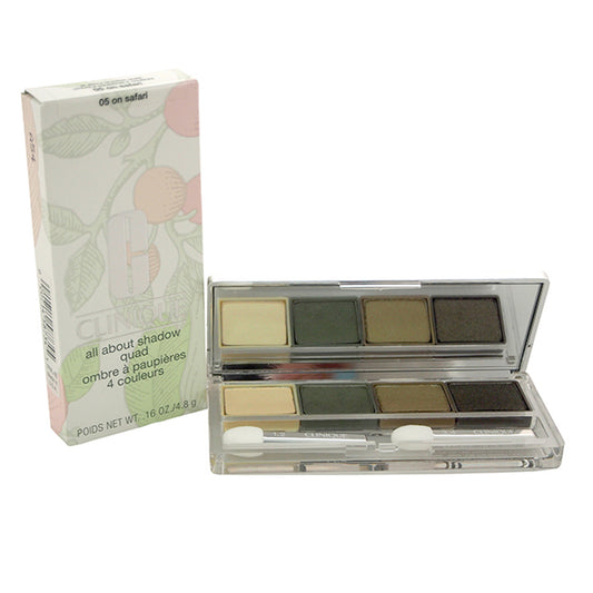 All About Shadow Quad - 05 On Safari by Clinique for Women - 0.16 oz Eye Shadow