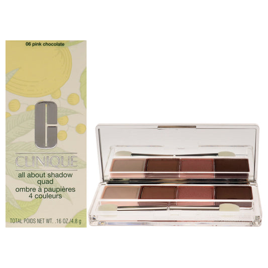 All About Shadow Quad - 06 Pink Chocolate by Clinique for Women - 0.16 oz Eye Shadow