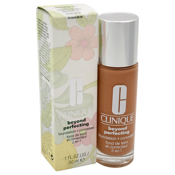 Beyond Perfecting Foundation Plus Concealer - 18 Sand M-N by Clinique for Women - 1 oz Makeup