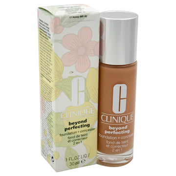 Beyond Perfecting Foundation Plus Concealer - 11 Honey MF-G by Clinique for Women - 1 oz Makeup