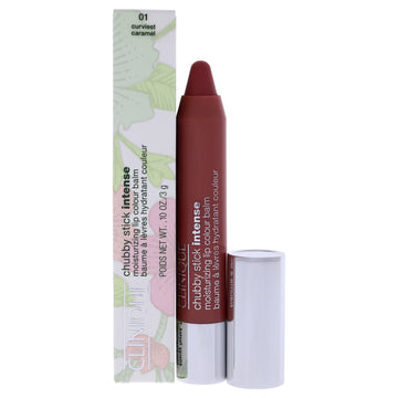 Chubby Stick Intense Moisturizing Lip Colour Balm - 01 Curviest Caramel by Clinique for Women - 0.1 oz Lipstick