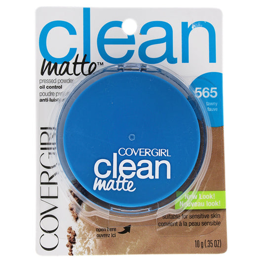 Clean Matte Pressed Powder - 565 Tawny