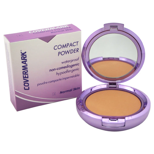 Compact Powder Waterproof - # 4 - Normal Skin by Covermark for Women 0.35 oz Powder