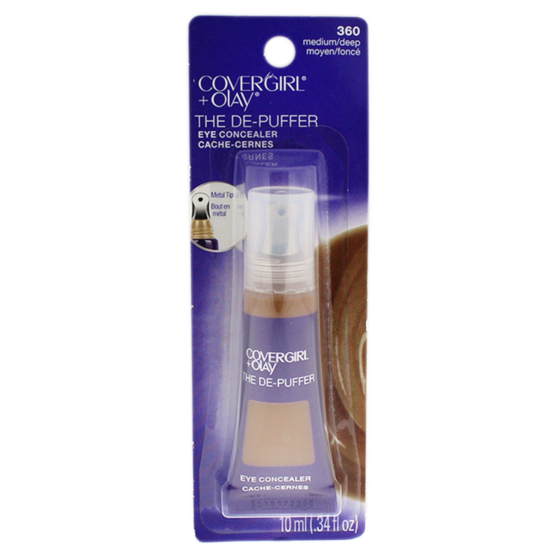 CoverGirl + Olay The De-Puffer Eye Concealer - 360 Medium/Deep