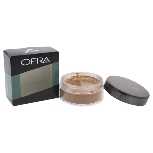 Derma Mineral Makeup Loose Powder Foundation - Brown Sugar by Ofra for Women - 0.2 oz Foundation