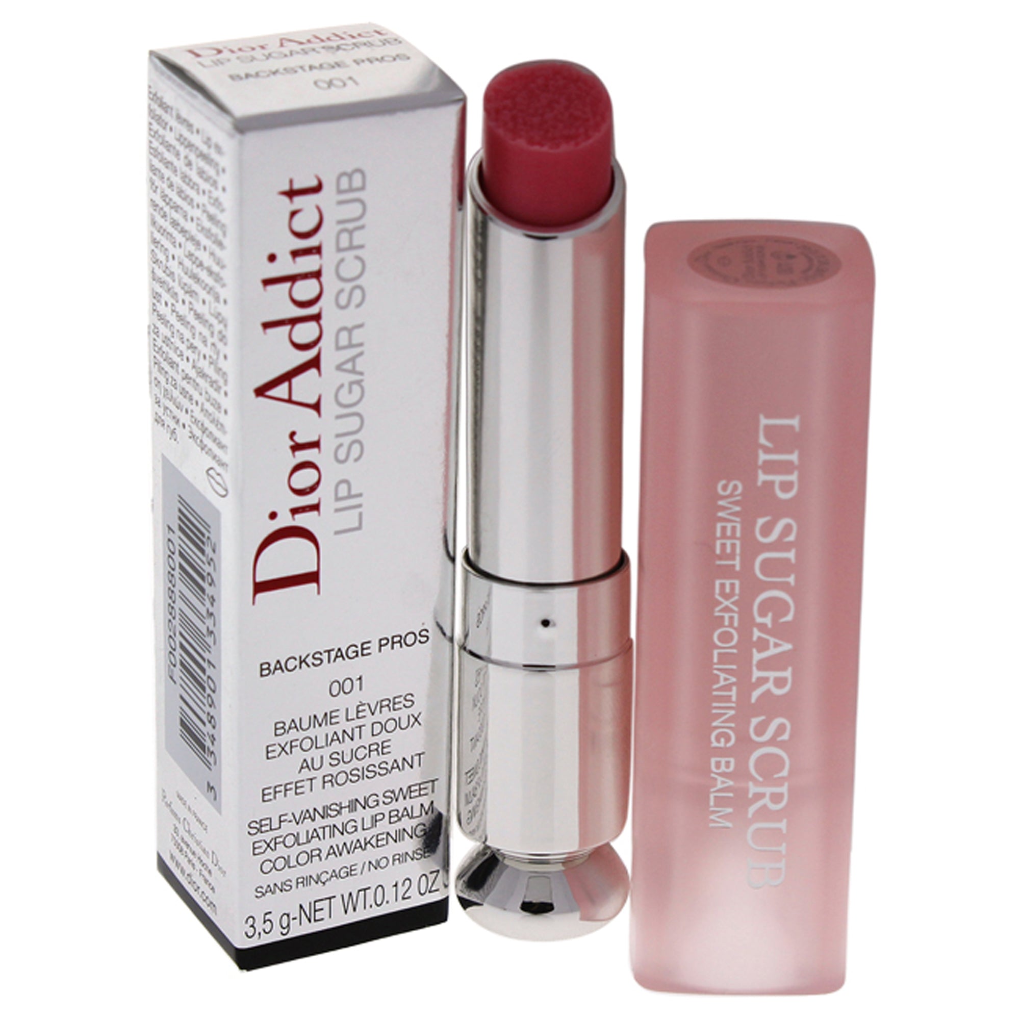 Dior Addict Lip Sugar Scrub Exfoliating Lip Balm - # 001 by Christian Dior for Women 0.12 oz Lipstick