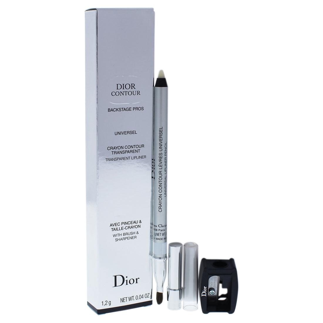 Dior Contour Transparent Lip Liner With Brush And Sharpener