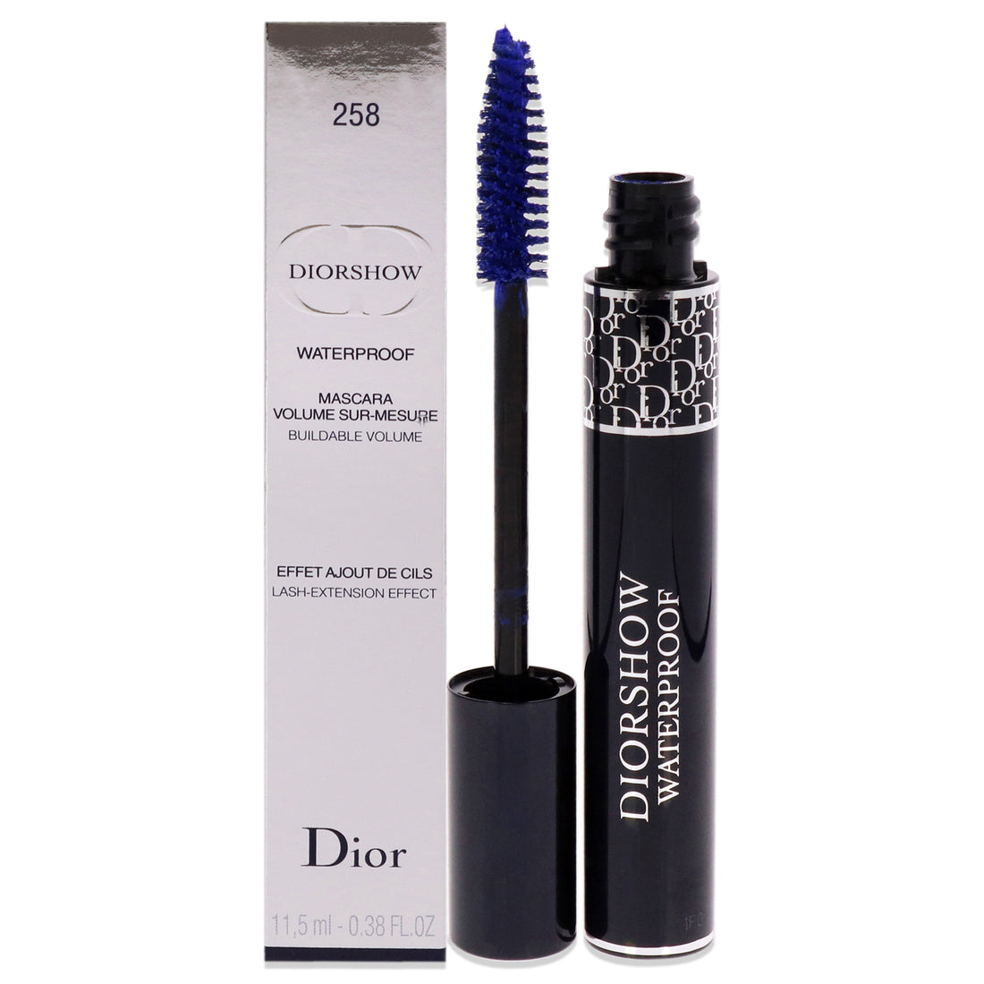 DiorShow Waterproof Backstage Makeup Mascara - 258 Azur Blue