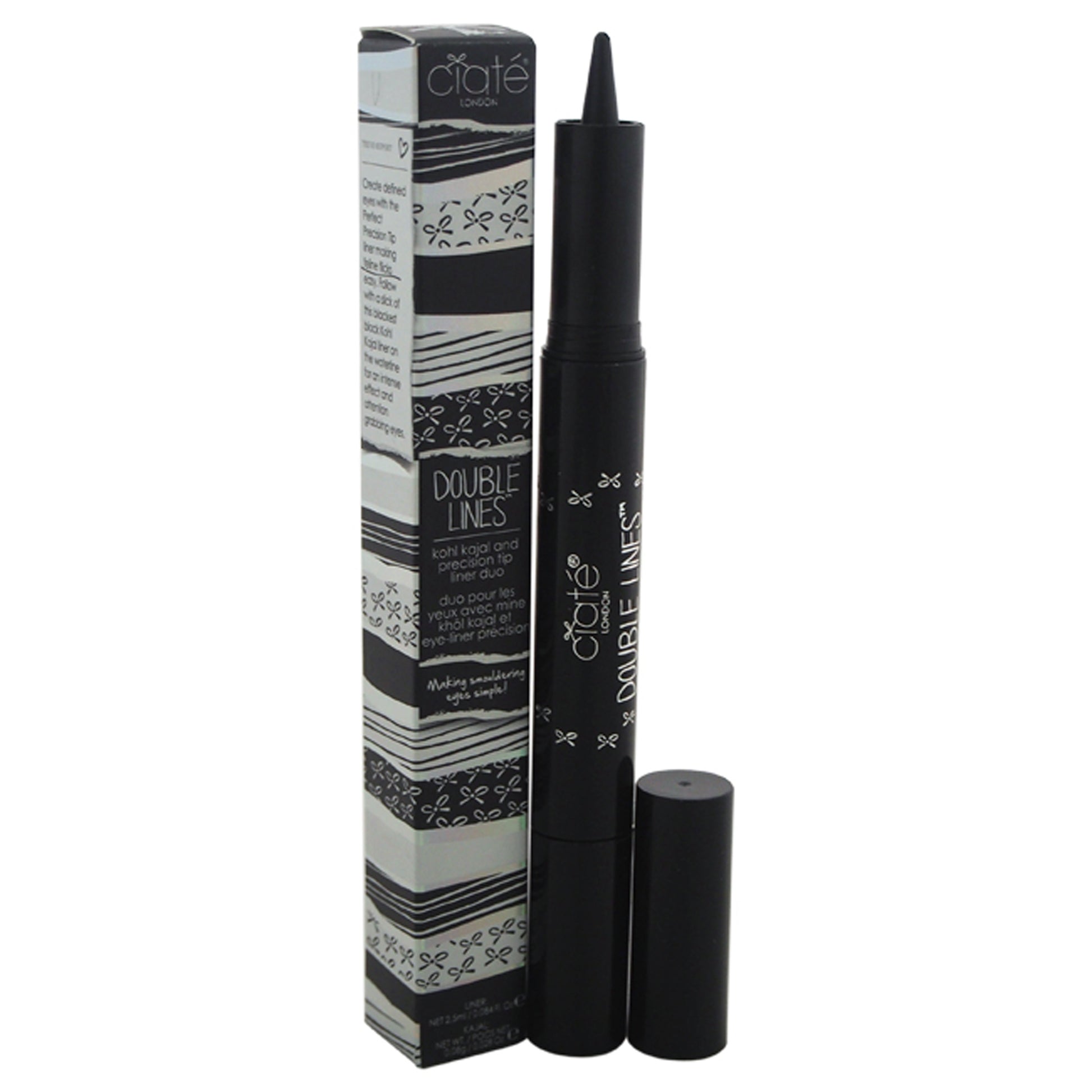 Double Lines Kohl Kajal and Precision Tip Liner Duo - Black