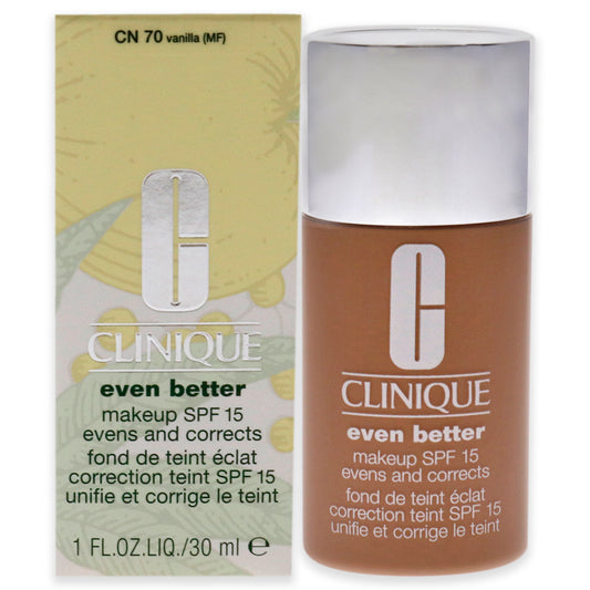 Even Better Makeup SPF 15 - 07 Vanilla (MF-G) - Dry To Combination Oily Skin by Clinique for Women - 1 oz Foundation