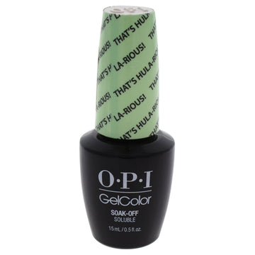 GelColor Soak-Off Gel Lacquer - H65 Thats Hula-Rious! by OPI for Women - 0.5 oz Nail Polish