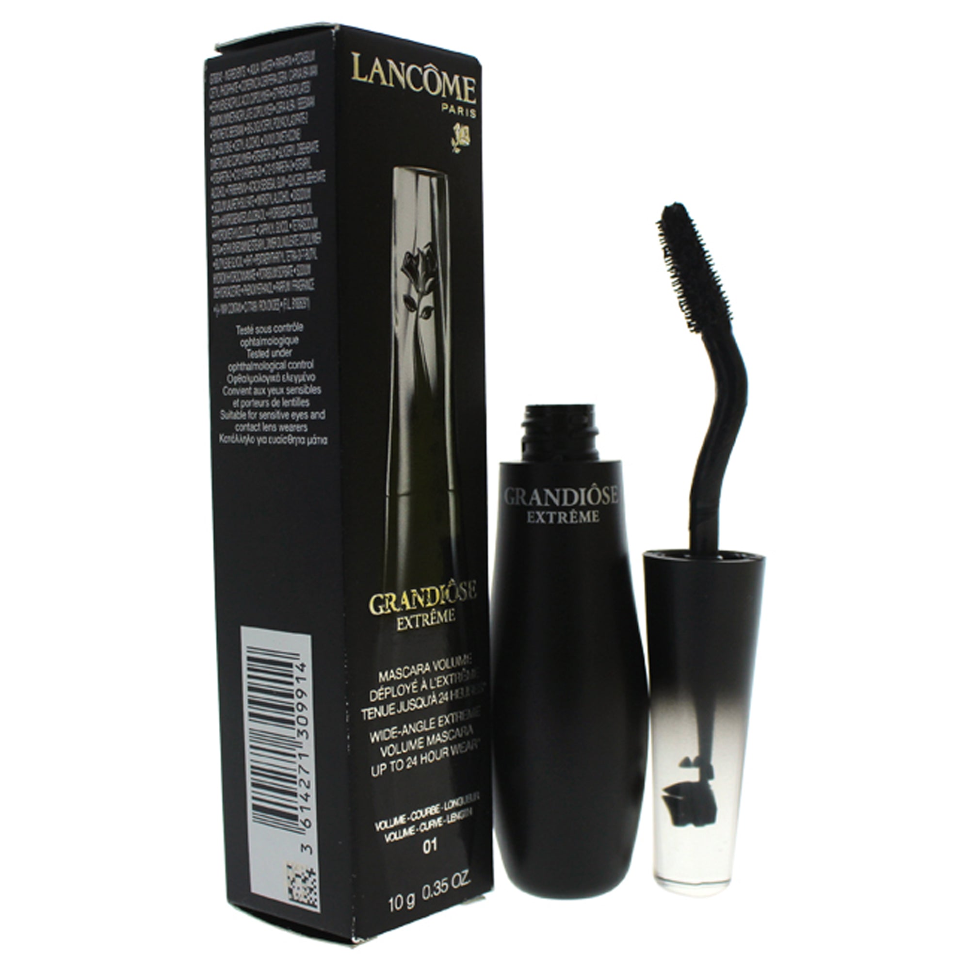 Grandiose Extreme Mascara - # 01 Noir Extreme by Lancome for Women - 0.35 oz Mascara