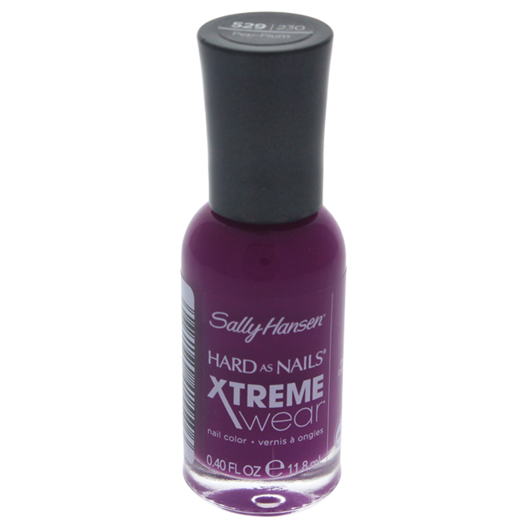 Hard As Nails Xtreme Wear Nail Color - 529-230 Pep-Plum by Sally Hansen for Women - 0.4 oz Nail Polish