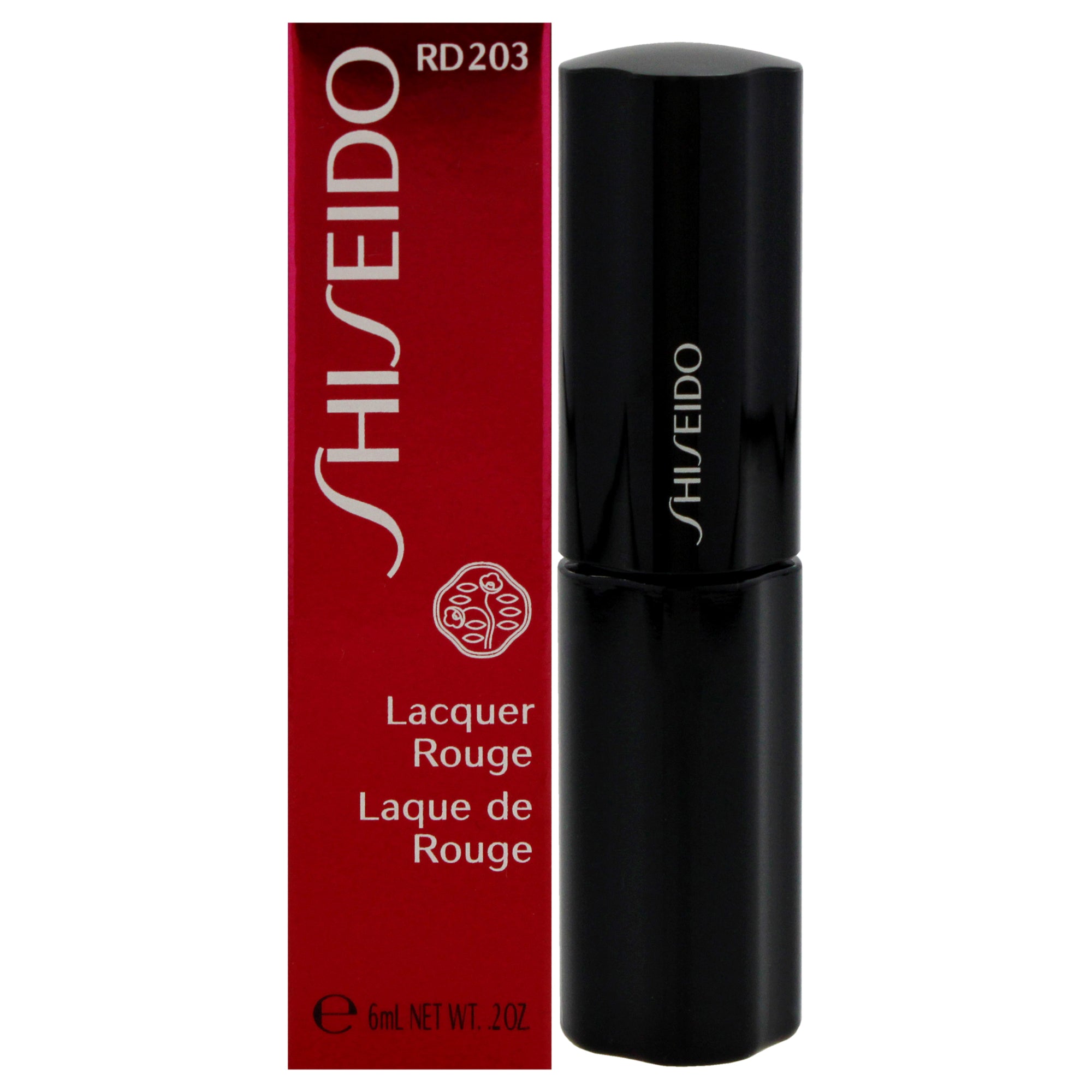 Lacquer Rouge - # RD203 Portrait by Shiseido for Women - 0.2 oz Lip Gloss