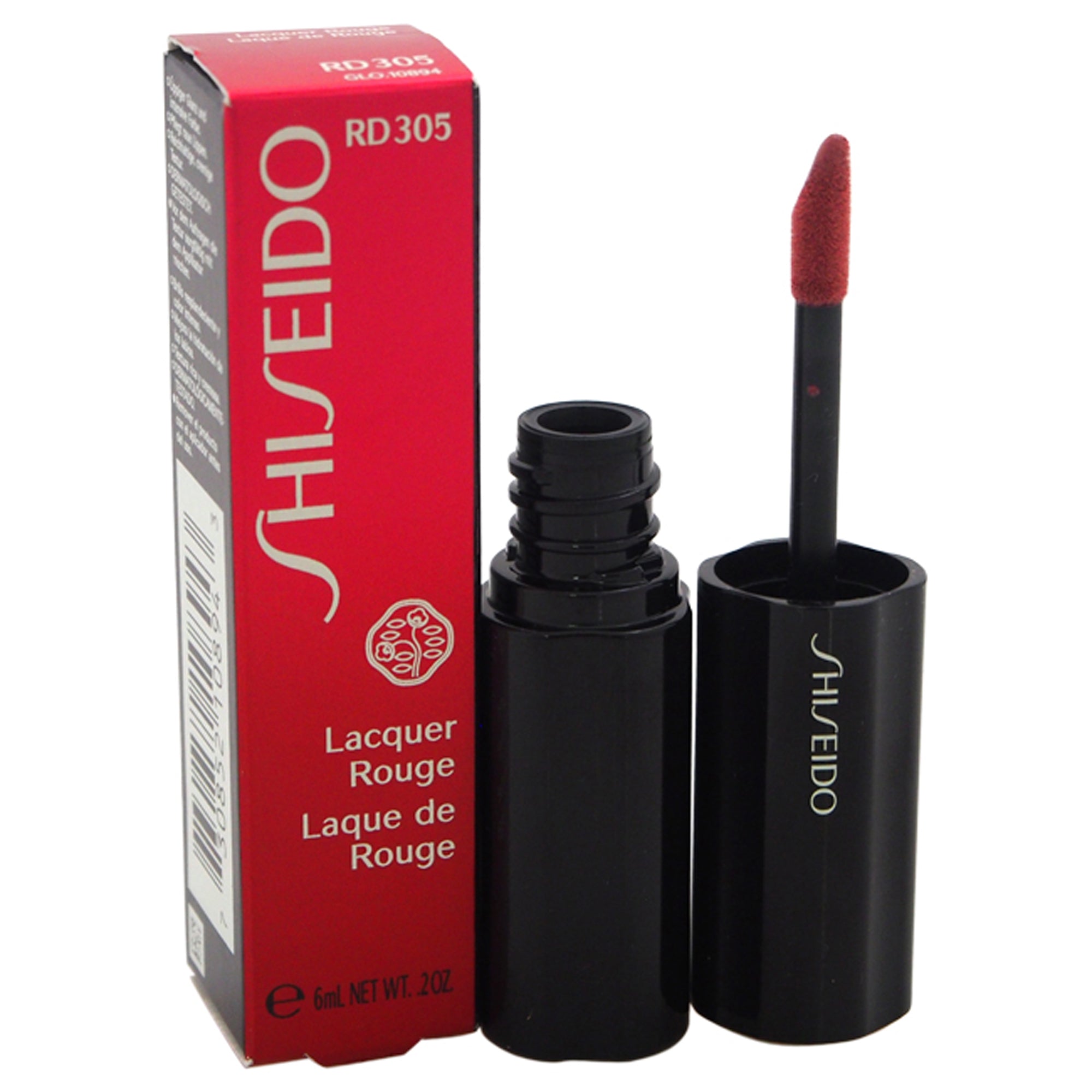 Lacquer Rouge - # RD305 Nymph by Shiseido for Women - 0.2 oz Lip Gloss