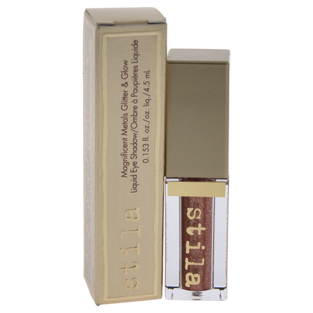 Glitter & Glow Liquid Eyeshadow - Rose Gold Retro by Stila for Women 0.153 oz Eyeshadow